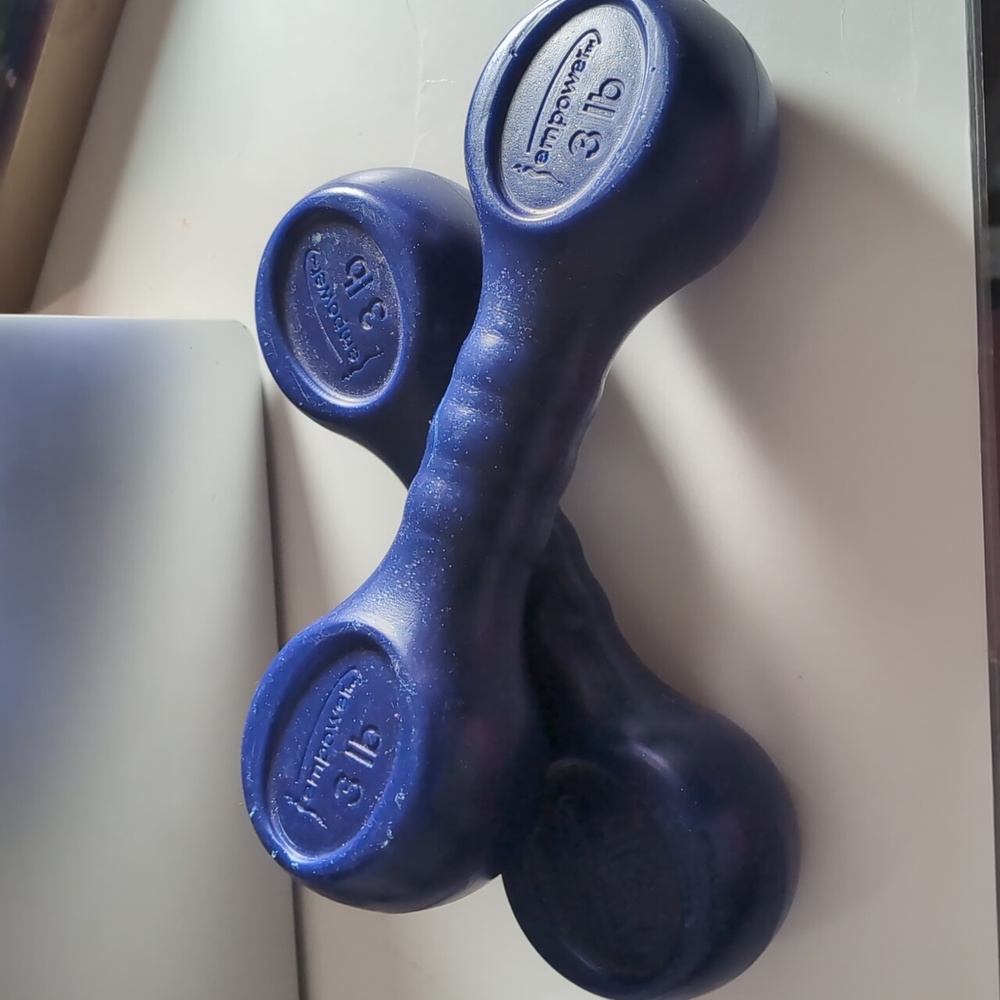 🔵 Empower 3 pound set of 2 blue weights